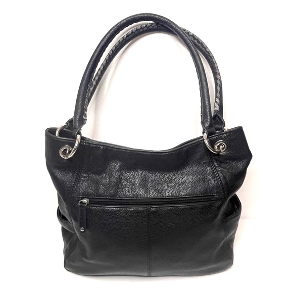 Tignanello Black Leather Bag - Picture 3 of 16